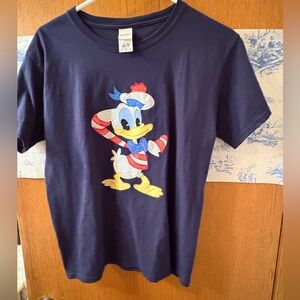 Donald Duck Disney Cruise Custom Boutique tee kids L XL 14/16 WDW Boy’s DCL